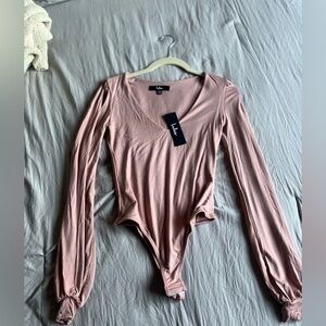 Lulus Long Sleeve Body‎ Suit XS